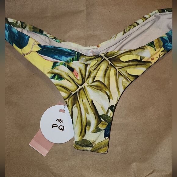 PQ Swim Floral Bikini Bottom NWT Size Small - Picture 4 of 6
